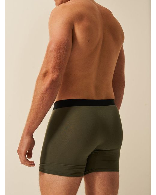 Stripe & Stare Green Boxer