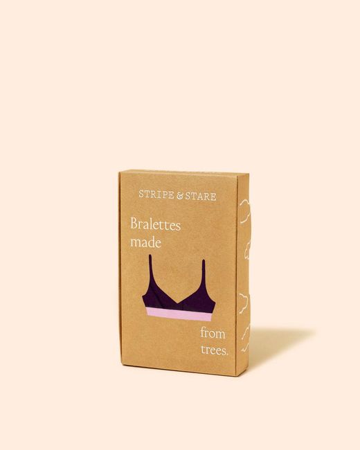 Stripe & Stare Red Crossover Bra