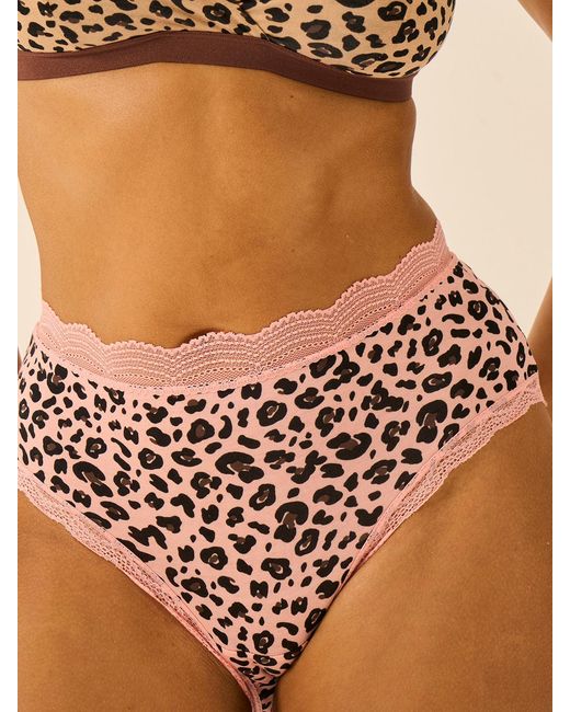 Stripe & Stare Multicolor High Rise Knicker Four Pack