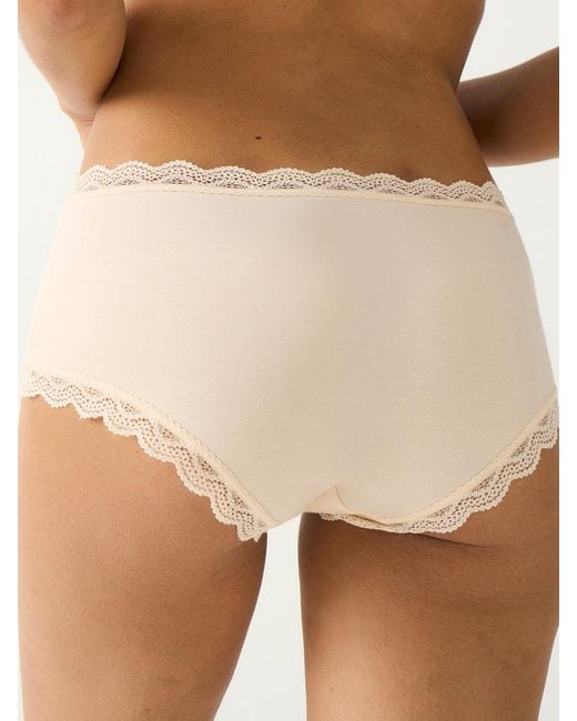 Stripe & Stare Natural Shortie Knicker