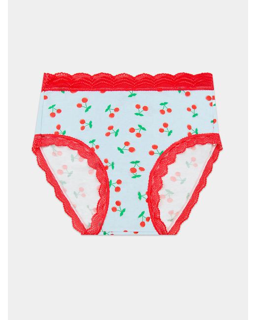 Stripe & Stare Red High Rise Knicker