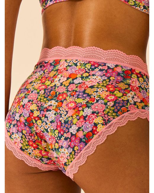 Stripe & Stare Multicolor High Rise Knicker Four Pack