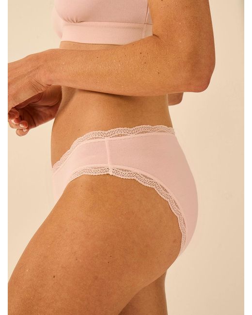 Stripe & Stare Brown Pink-a-boo Original Knicker Four Pack