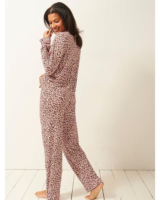 Stripe & Stare Pink Long Pyjama Set