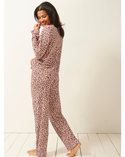 Stripe & Stare Pink Long Pyjama Set