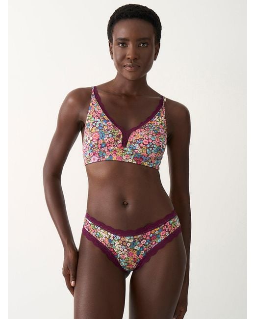 Stripe & Stare Multicolor Brazilian Knicker