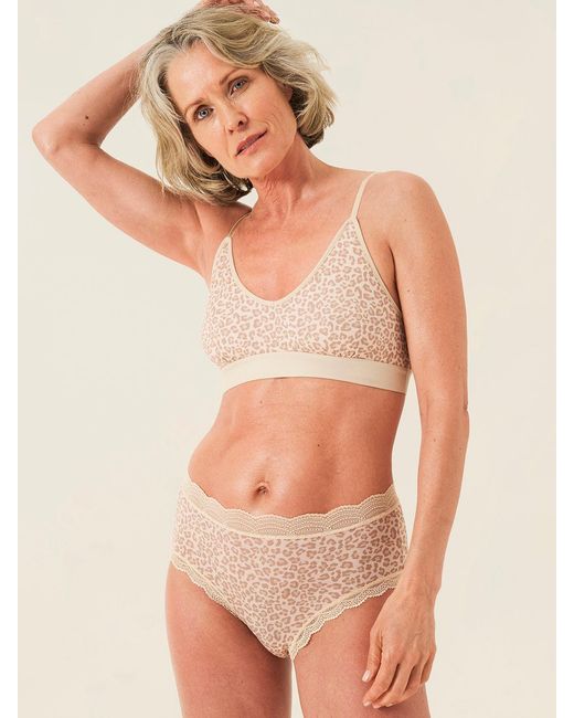 Stripe & Stare White High Rise Knicker