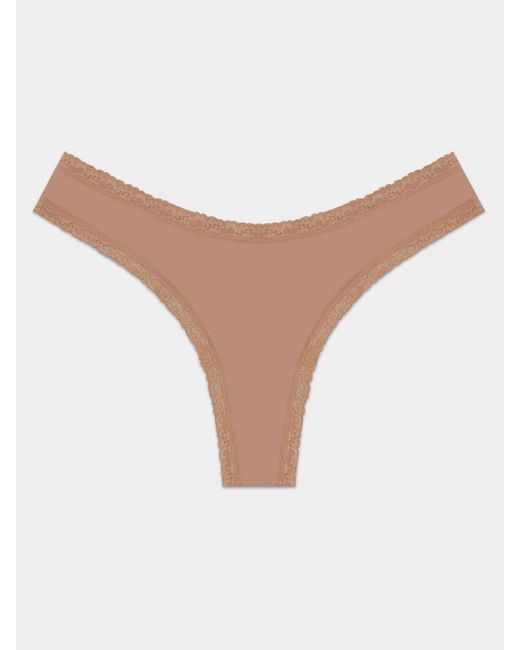 Stripe & Stare Orange Thong