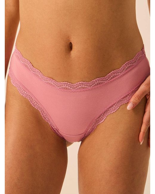Stripe & Stare Pink Brazilian Knicker