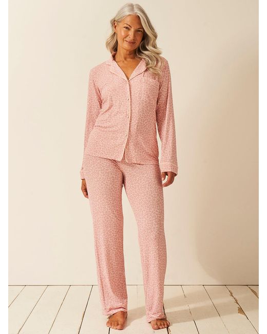 Stripe & Stare Natural Long Pyjama Set