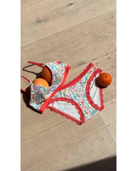 Stripe & Stare Multicolor Crossover Bra