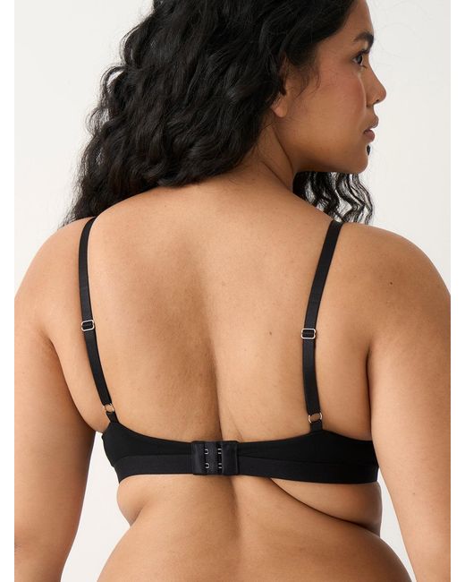 Stripe & Stare Black Smooth Sculpt Padded Bra