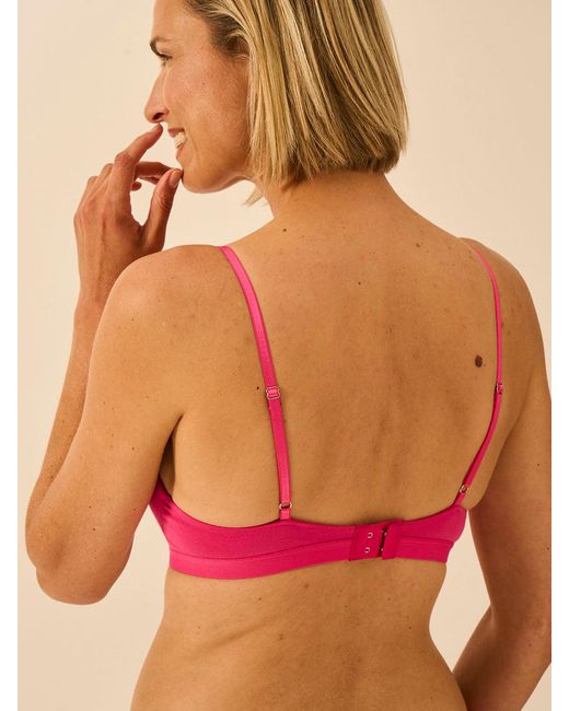 Stripe & Stare Red Raspberry Smooth Sculpt Padded Bra