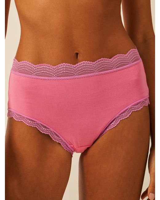Stripe & Stare Pink High Rise Knicker