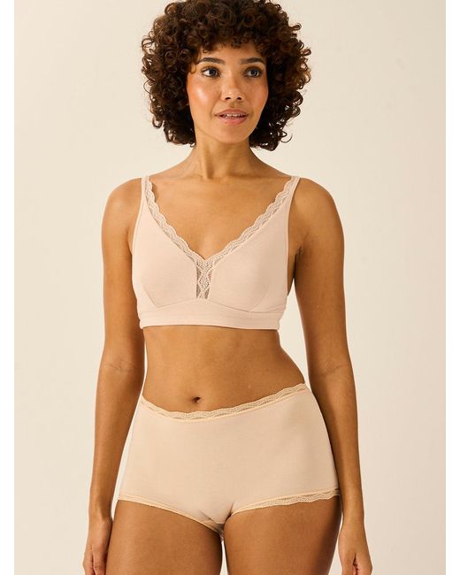 Stripe & Stare Natural Hipster Knicker
