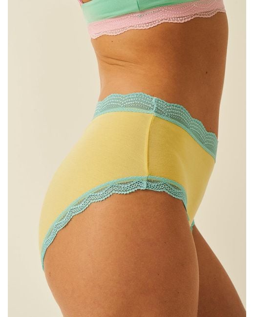 Stripe & Stare Red High Rise Knicker Four Pack