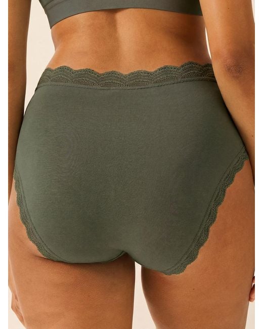 Stripe & Stare Green High Rise Knicker