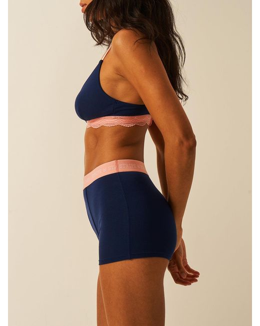 Stripe & Stare Blue Boxer