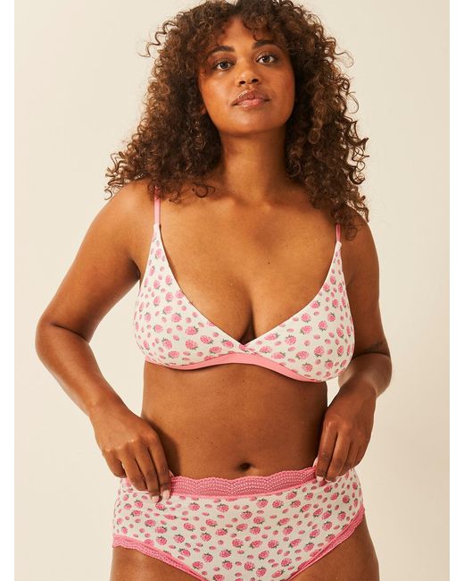 Stripe & Stare Brown Emily English X S&S Crossover Bra