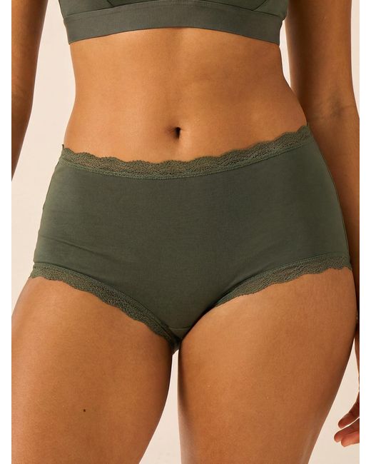 Stripe & Stare Green Hipster Knicker