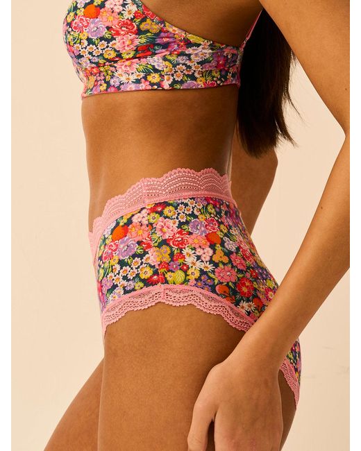 Stripe & Stare Multicolor High Rise Knicker Four Pack