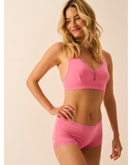 Stripe & Stare Pink Hipster Knicker