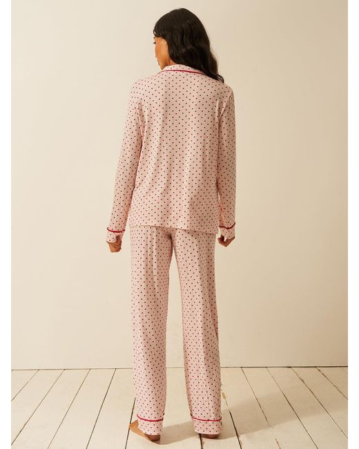 Stripe & Stare Natural Long Pyjama Set