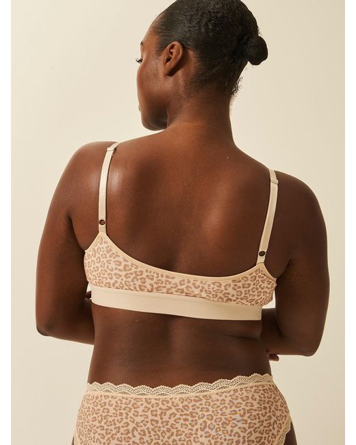 Stripe & Stare Natural Neutral Leopard Sand T-Shirt Bra