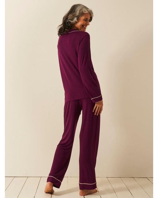 Stripe & Stare Red Long Pyjama Set