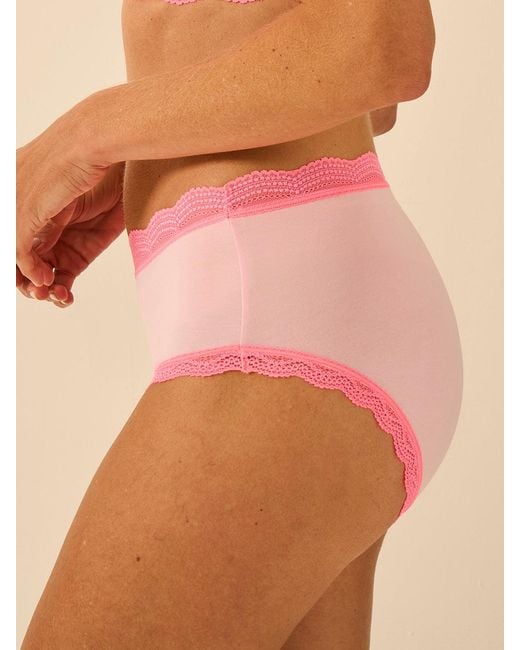 Stripe & Stare Pink High Rise Knicker