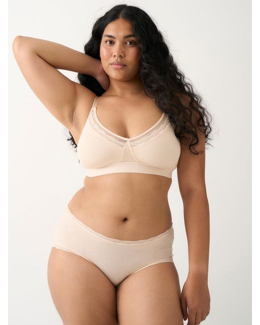 Stripe & Stare Natural Shortie Knicker