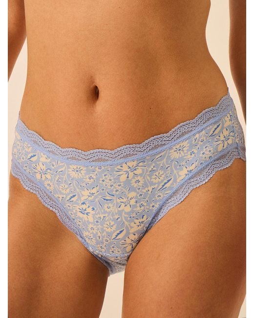 Stripe & Stare Blue The Original Knicker Four Pack
