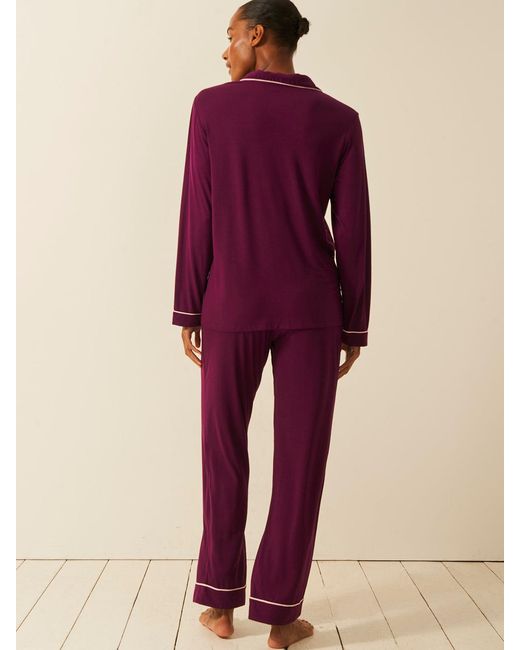 Stripe & Stare Red Long Pyjama Set