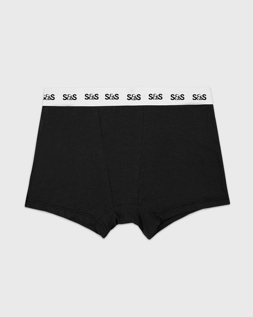 Stripe & Stare Black Boxer