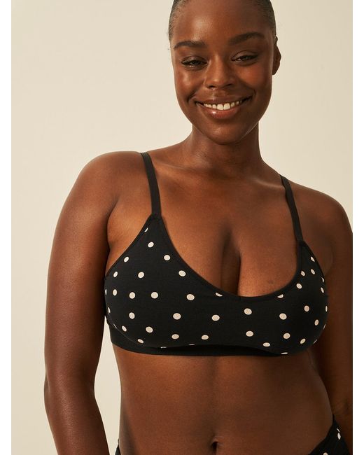 Stripe & Stare Black T-Shirt Bra