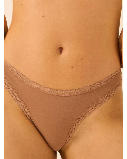 Stripe & Stare Orange Thong