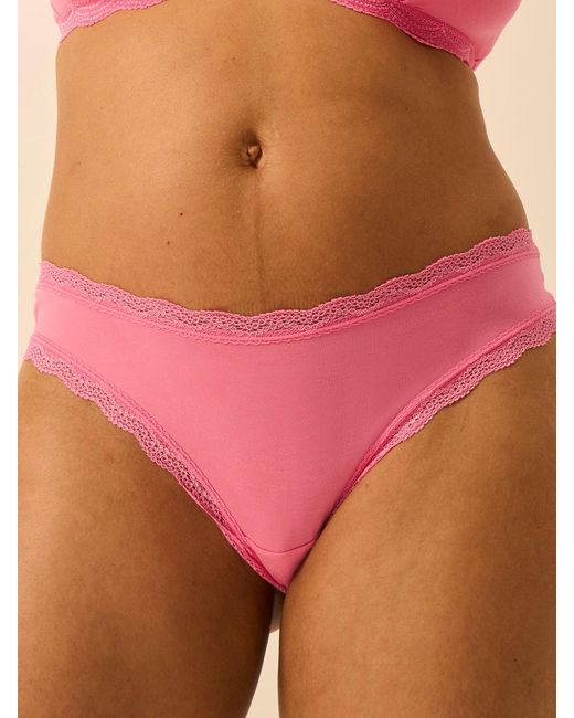 Stripe & Stare Pink Brazilian Knicker