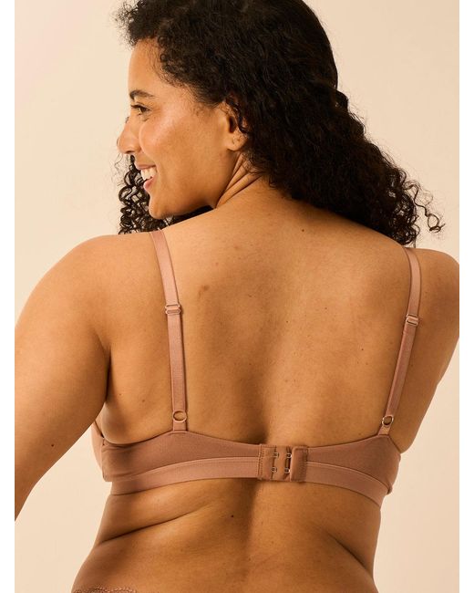 Stripe & Stare Brown Smooth Sculpt Padded Bra