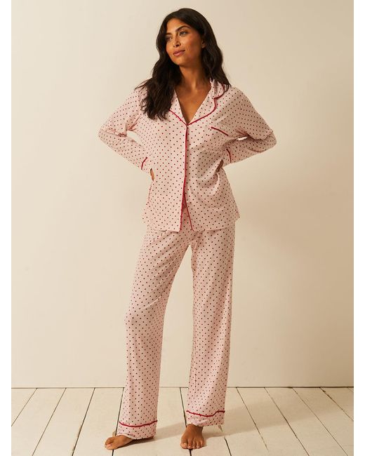 Stripe & Stare Natural Long Pyjama Set