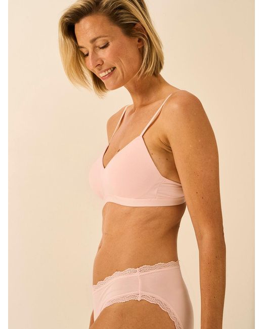 Stripe & Stare Brown Smooth Sculpt Padded Bra