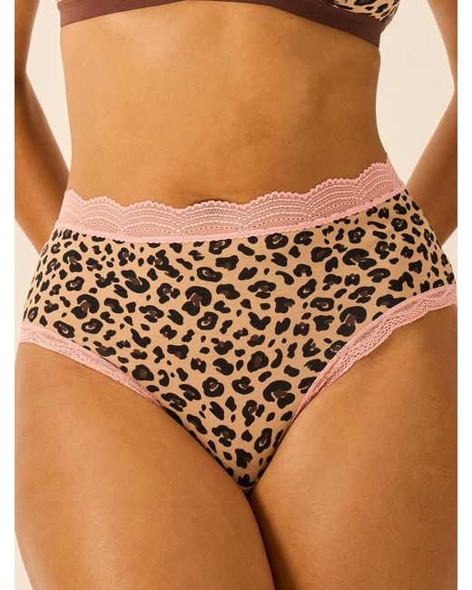 Stripe & Stare Multicolor High Rise Knicker Four Pack