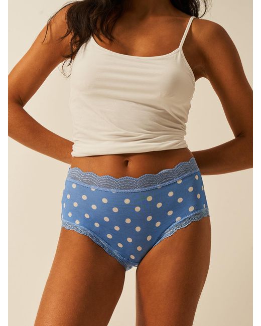 Stripe & Stare Pink High Rise Knicker Four Pack