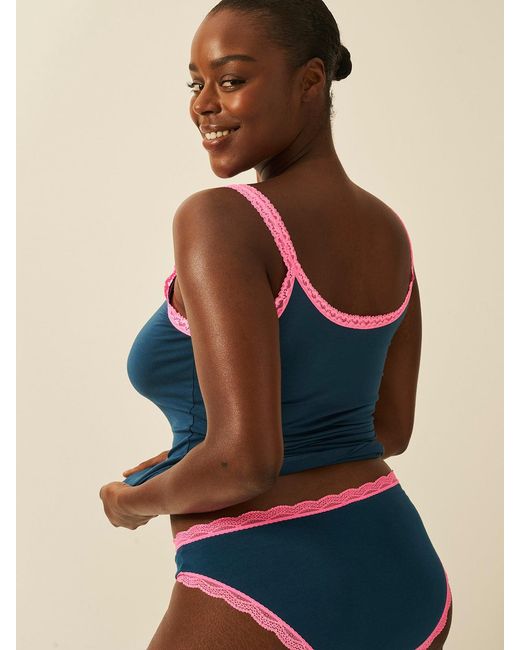 Stripe & Stare Blue Lace Cami