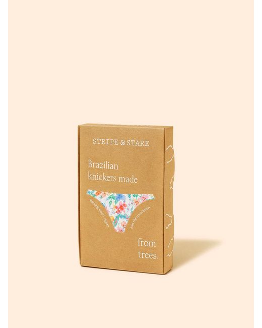 Stripe & Stare Orange Brazilian Knicker