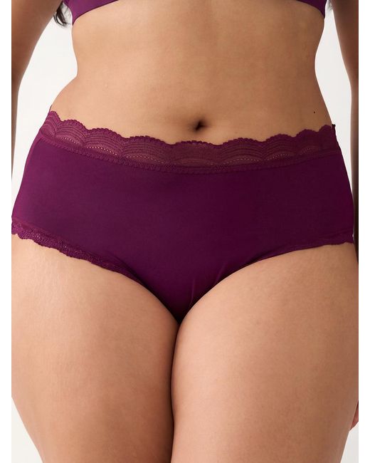 Stripe & Stare Purple High Rise Knicker