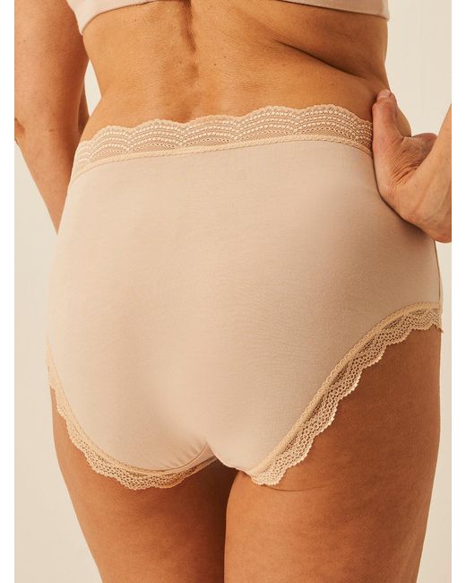 Stripe & Stare Black High Rise Knicker Four Pack