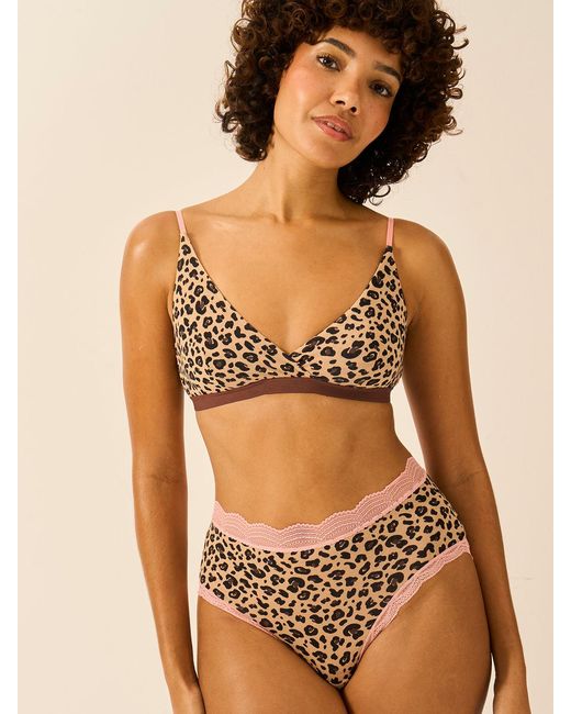 Stripe & Stare Multicolor High Rise Knicker Four Pack