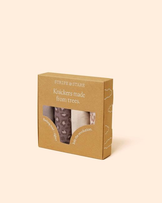 Stripe & Stare Multicolor The Original Knicker Four Pack
