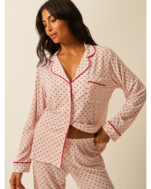 Stripe & Stare Natural Long Pyjama Set