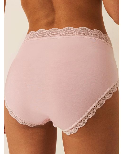 Stripe & Stare Black High Rise Knicker Four Pack